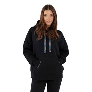 Dámská mikina s kapucí VOLCANO-B-MIKA-700-BLACK obraz