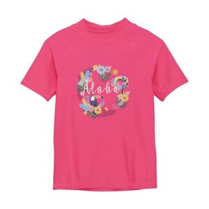 Dětské plavkové tričko COLOR KIDS-T-shirt W. Print-5170-Knockout Pink obraz