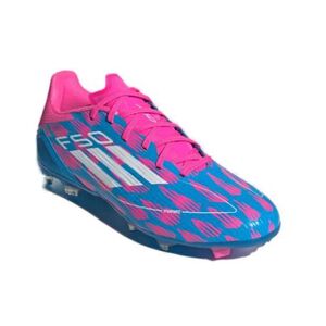Pánské outdoorové fotbalové kopačky ADIDAS-F50 League M FG solar blue/cloud white/solar pink obraz