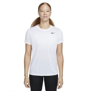 Dámské tréninkové tričko s krátkým rukávem NIKE-W NK DF RLGD SS TEE-100 WHITE/BLACK obraz