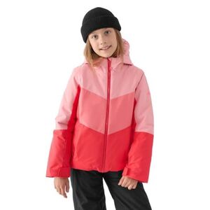 Dívčí lyžařská bunda 4F JUNIOR-TECHNICAL JACKET-JWAW24TTJAF545-62S-RED obraz