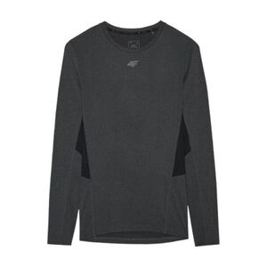 Dámské tréninkové tričko s dlouhým rukávem 4F-LONGSLEEVE FNK-WAW24TFLOF276-20S-DEEP BLACK obraz