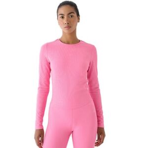 Dámské tréninkové tričko s dlouhým rukávem 4F-LONGSLEEVE FNK-WAW24TFLOF250-54S-PINK obraz