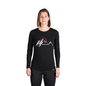 Dámské turistické tričko s dlouhým rukávem NORTHFINDER-SHARI-269black obraz