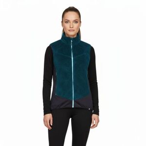 Dámská turistická fleece vesta NORTHFINDER-DEE-630inkblueblack obraz