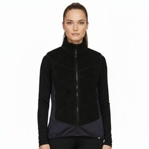 Dámská turistická fleece vesta NORTHFINDER-DEE-270blackblack obraz
