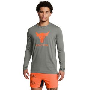 Pánské tričko s dlouhým rukávem UNDER ARMOUR PROJECT ROCK-UA PROJECT ROCK BRAHMA BULL LS-GRN obraz