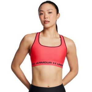Dámská sportovní tréninková podprsenka UNDER ARMOUR-Crossback Mid Bra-RED obraz