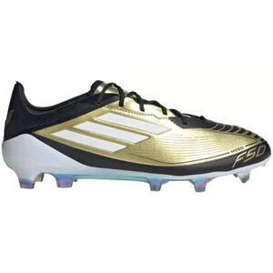 Pánské outdoorové fotbalové kopačky ADIDAS-F50 Elite Messi M FG gold metallic/cloud white/core black obraz