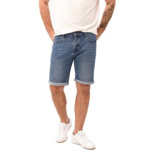 Pánské denimové kraťasy VOLCANO-MEAR-600-NAVY obraz