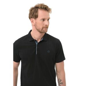 Pánské polo tričko s krátkým rukávem VOLCANO-NIKOS-700-BLACK obraz