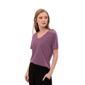 Dámské tričko s krátkým rukávem VOLCANO-LEA-402-VIOLET obraz
