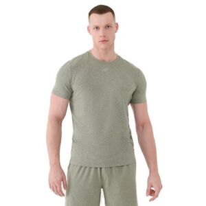 Pánské tréninkové tričko s krátkým rukávem 4F-TSHIRT FNK M1344-44M-OLIVE MELANGE obraz