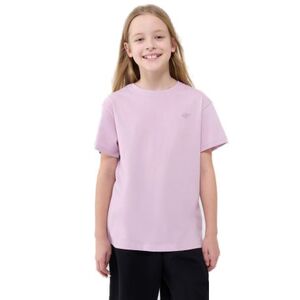 Dívčí tričko s krátkým rukávem 4F JUNIOR-TSHIRT F2326-56S-LIGHT PINK obraz