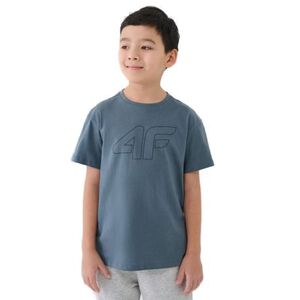 Chlapecké tričko s krátkým rukávem 4F JUNIOR-TSHIRT M2325-46S-TEAL obraz