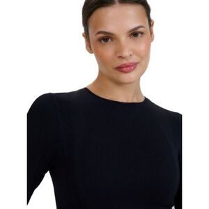 Dámské tréninkové tričko s dlouhým rukávem 4F-LONGSLEEVE FNK F403-20S-DEEP BLACK obraz