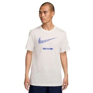 Pánské tričko s krátkým rukávem NIKE-M NSW TEE 6 MO SWOOSH-121 SUMMIT WHITE obraz