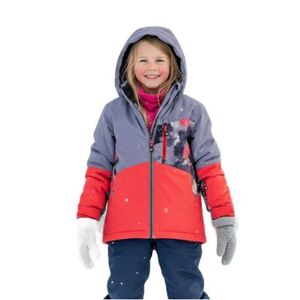 Dívčí lyžařská bunda COLOR KIDS-Ski Jacket - Colorblock-5380-Diva Pink obraz