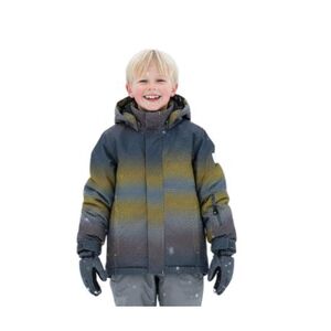 Chlapecká lyžařská bunda COLOR KIDS-Ski Jacket - AOP -3441-Saffron obraz