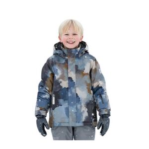 Chlapecká lyžařská bunda COLOR KIDS-Ski Jacket - AOP -7842-Stormy Weather obraz