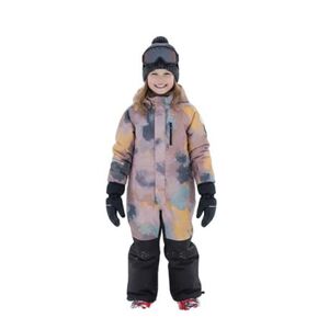 Dívčí zimní overal COLOR KIDS-Coverall - AOP-4200-Woodrose obraz