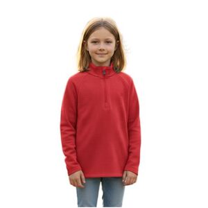 Dívčí lyžařská mikina s 1/2 zipem COLOR KIDS-Fleece Pulli - Stretch-5380-Diva Pink obraz