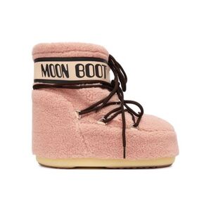 Kotníkové zimní boty MOON BOOT-MB ICON LOW FLEECE, J001 PINK obraz