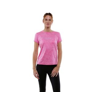 Dámské turistické tričko s krátkým rukávem EVERETT-TecaShirt W pink melange obraz