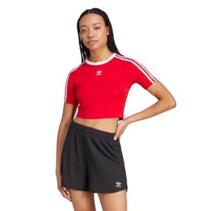 Dámské tričko s krátkým rukávem ADIDAS ORIGINALS-3 S BABY TEE BETSCA/WHITE obraz
