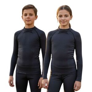 Juniorská termo tričko s dlouhým rukávem BLIZZARD-Essential long sleeve junior, anthracite obraz
