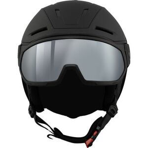 Lyžařská helma se štítem BLIZZARD-Edge Visor ski helmet, black matt, orange lens, silver mirror S2 obraz