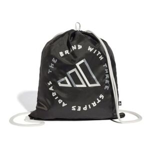 Vrecko na přezůvky ADIDAS-GYMSACK TAPE BLACK/WHITE obraz