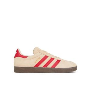 Pánská vycházková obuv ADIDAS ORIGINALS-Gazelle sand strata/better scarlet/cloud white obraz