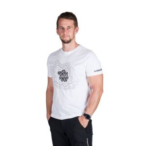 Pánské turistické tričko s krátkým rukávem NORTHFINDER-FRANZ-377white obraz