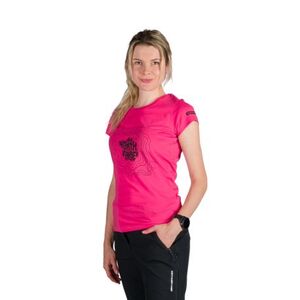 Dámské turistické tričko s krátkým rukávem NORTHFINDER-MANDI-355pink obraz