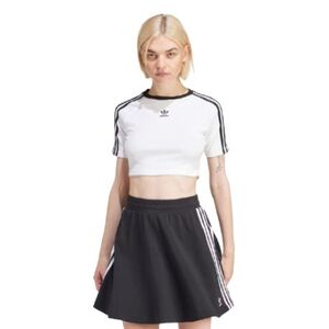 Dámské tričko s krátkým rukávem ADIDAS ORIGINALS-3 S BABY TEE-WHITE obraz