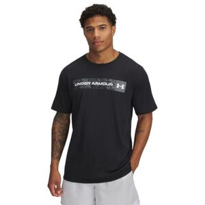 Pánské tričko s krátkým rukávem UNDER ARMOUR-UA CAMO CHEST STRIPE SS-BLK obraz