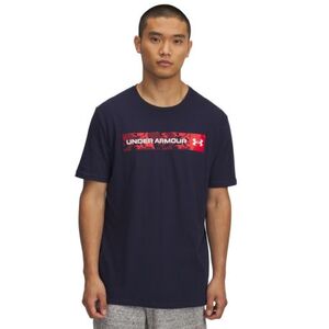 Pánské tričko s krátkým rukávem UNDER ARMOUR-UA CAMO CHEST STRIPE SS-BLU obraz