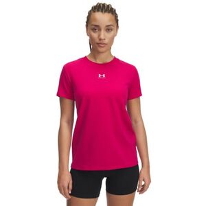 Dámské tričko s krátkým rukávem UNDER ARMOUR-UA Rival Core SS-PPL obraz