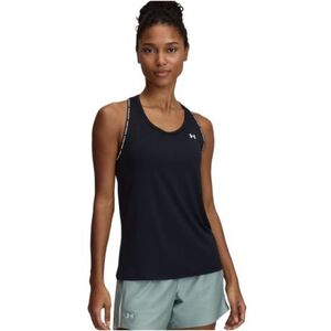 Dámské tréninkové tričko s krátkým rukávem UNDER ARMOUR-Tech Knockout Tank-BLK obraz