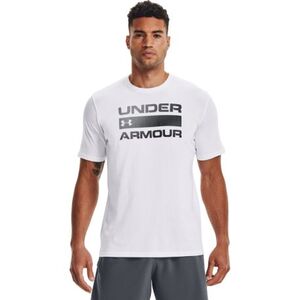 Pánské tričko s krátkým rukávem UNDER ARMOUR-UA TEAM ISSUE WORDMARK SS-WHT obraz