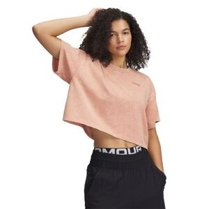 Dámské tričko s krátkým rukávem UNDER ARMOUR-UA HWT WASH SS-PNK obraz