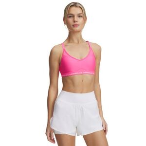 Dámská sportovní tréninková podprsenka UNDER ARMOUR-UA Crossback Low Bra-PNK obraz