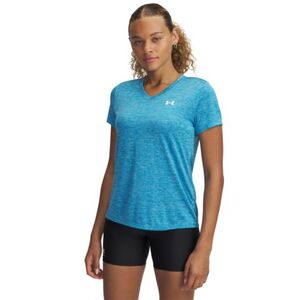 Dámské tréninkové tričko s krátkým rukávem UNDER ARMOUR-Tech SSV- Twist-BLU obraz