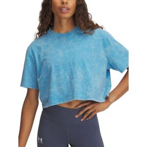 Dámské tričko s krátkým rukávem UNDER ARMOUR-UA Rival Wash SS-BLU obraz