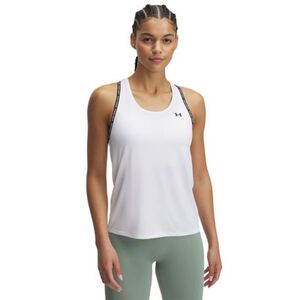Dámské tréninkové tričko s krátkým rukávem UNDER ARMOUR-Tech Knockout Tank-WHT obraz