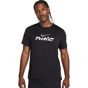 Pánské běžecké tričko s krátkým rukávem NIKE-M NK DF UV MILER FLASH SS-010-Black obraz