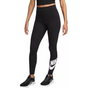 Dámské legíny NIKE-W NSW NK CLSC GX HR TIGHT FTRA BLACK/WHITE obraz