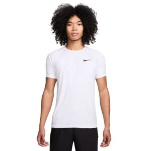 Pánské tréninkové tričko s krátkým rukávem NIKE SWIM-ESSENTIAL WHITE-WHITE obraz