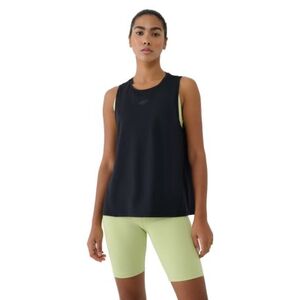 Dámské tréninkové tričko bez rukávů 4F-SLEEVELESS FNK-RSS25TFSLF415-20S-DEEP BLACK obraz
